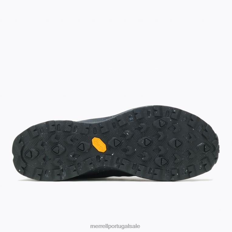 tênis embarcado com escudo de renda (j004325) Merrell homens 4820N51 preto triplo sapato