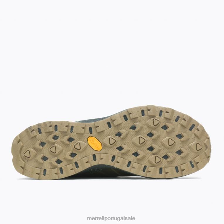 tênis embarcado com escudo de renda (j004327) Merrell homens 4820N49 Oliva sapato