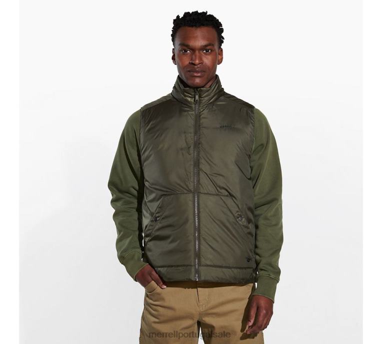 colete isolado geotex (jms26416-326) Merrell homens 4820N590 azeitona empoeirada roupas