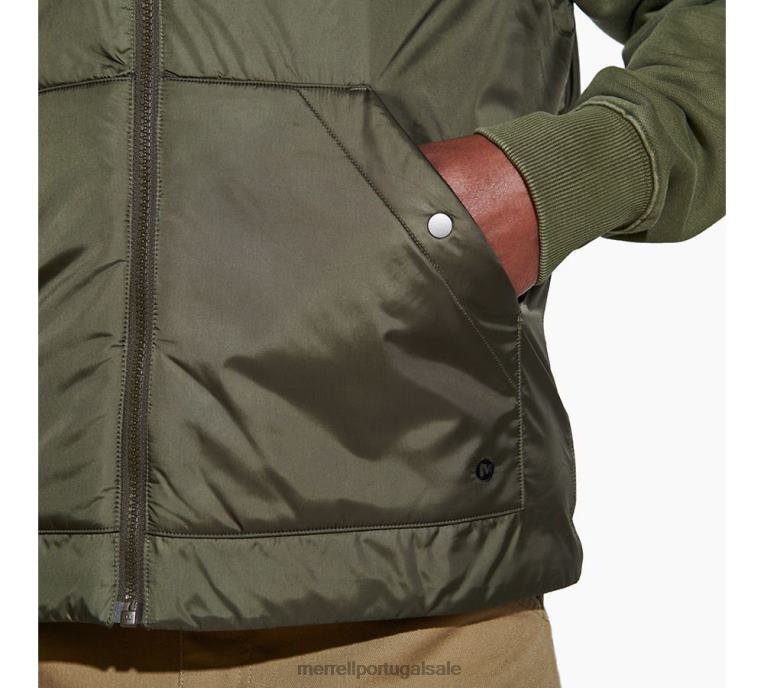 colete isolado geotex (jms26416-326) Merrell homens 4820N590 azeitona empoeirada roupas