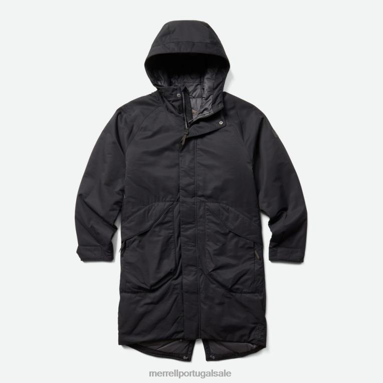 parka isolante de peso médio kaidou (jwf26500-010) Merrell homens 4820N1247 preto roupas