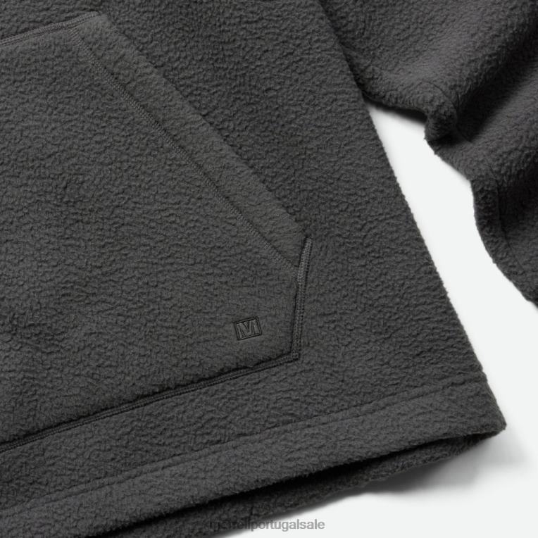 casaco com capuz sherpa (jmf26573-101) Merrell homens 4820N542 asfalto roupas