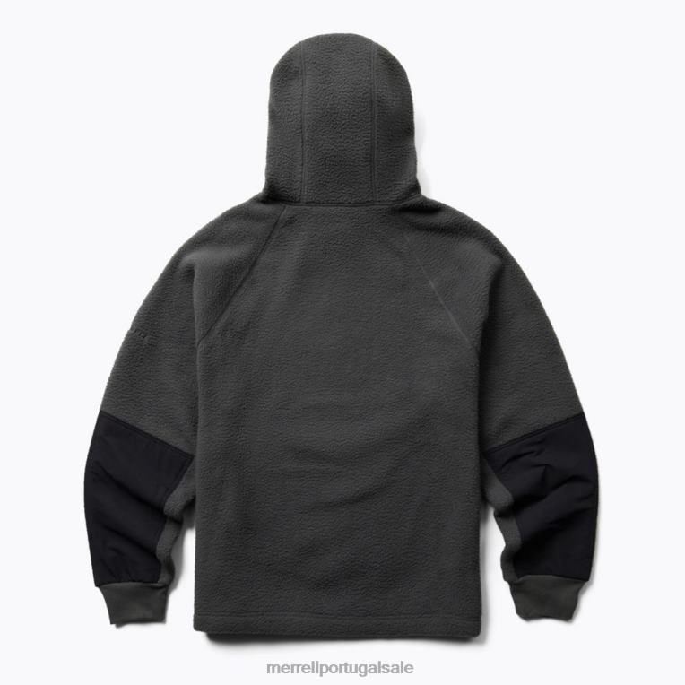 casaco com capuz sherpa (jmf26573-101) Merrell homens 4820N542 asfalto roupas