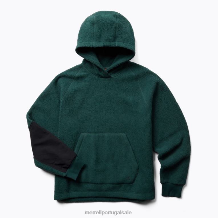 casaco com capuz sherpa (jmf26573-325) Merrell homens 4820N543 musgo marinho roupas