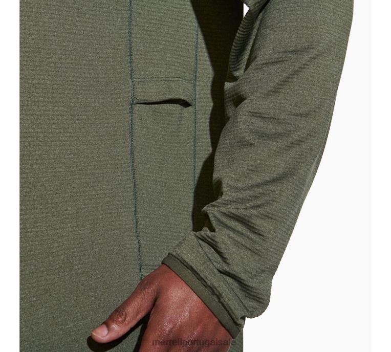 geotex 1/4 zip (jms26326-327) Merrell homens 4820N415 urze oliva empoeirada roupas