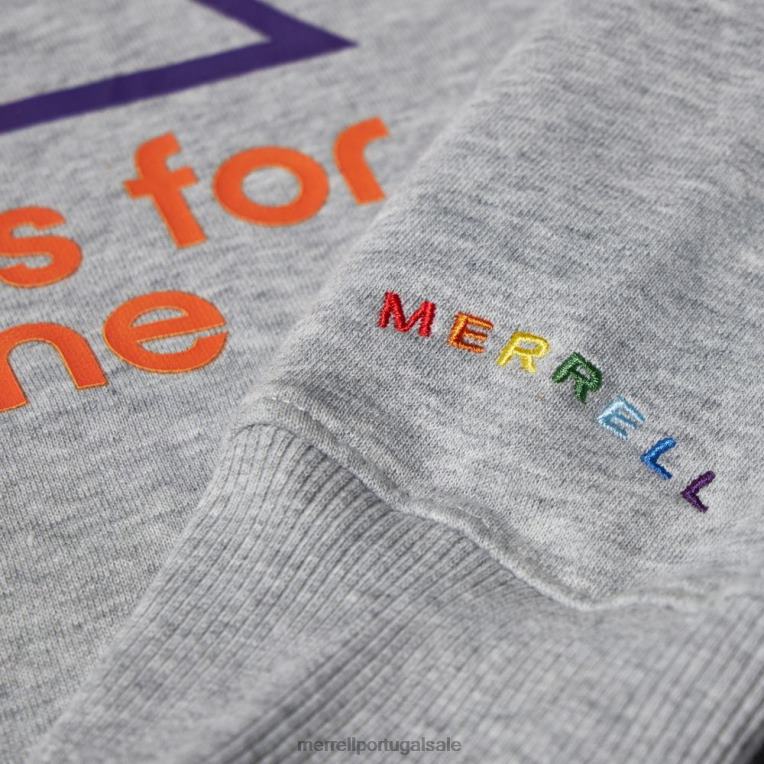 moletom ao ar livre é para todos (jms26875-050) Merrell homens 4820N748 urze cinza roupas