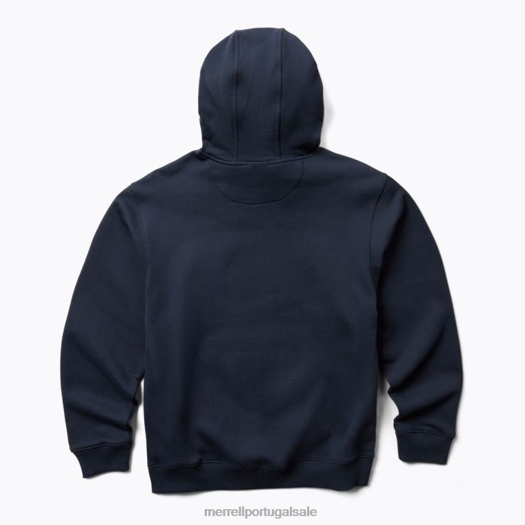pulôver de sucata com capuz (jms26641-353) Merrell homens 4820N558 marinha roupas