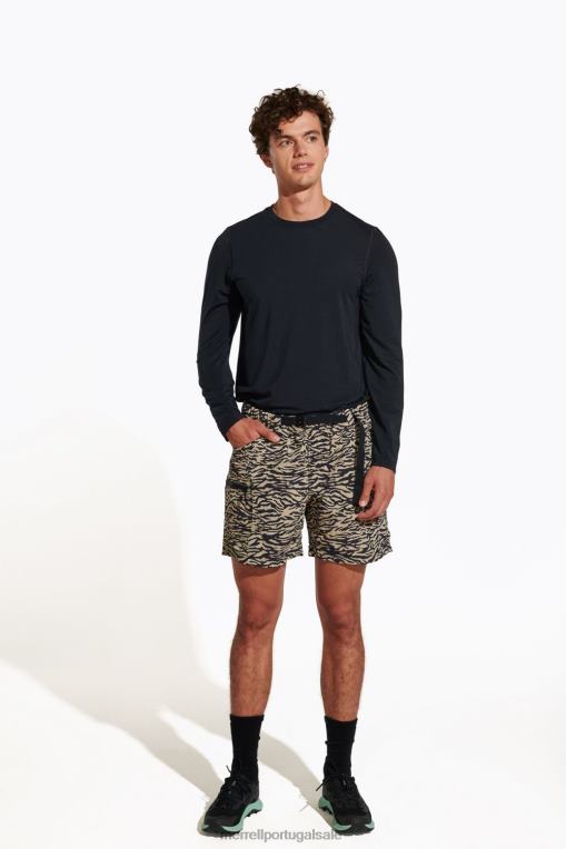 t-shirt de manga comprida todos os dias com tencel (jmf26597-010) Merrell homens 4820N336 preto roupas