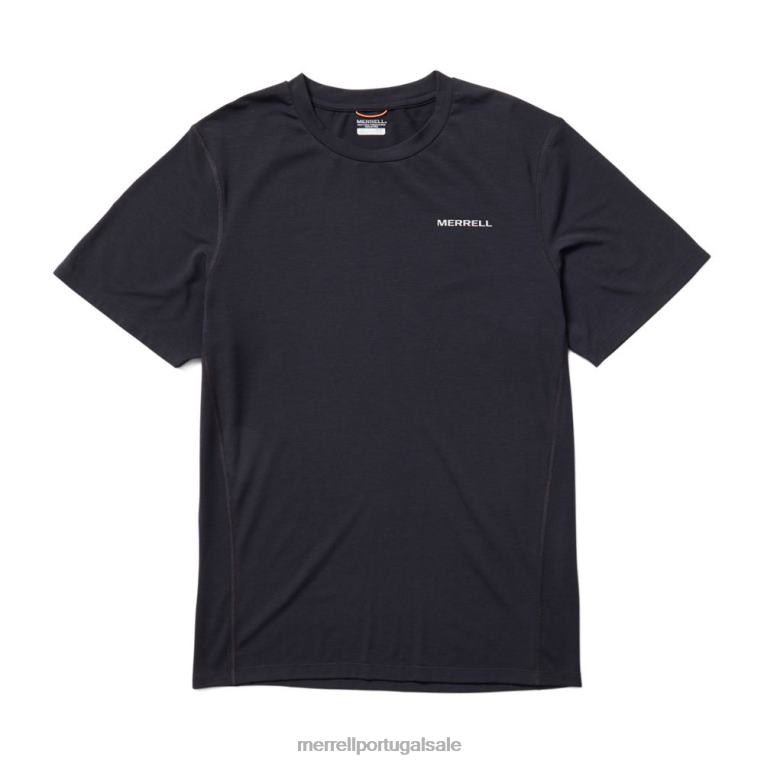 camiseta para o dia a dia com tencel (jms26065-010) Merrell homens 4820N156 preto roupas