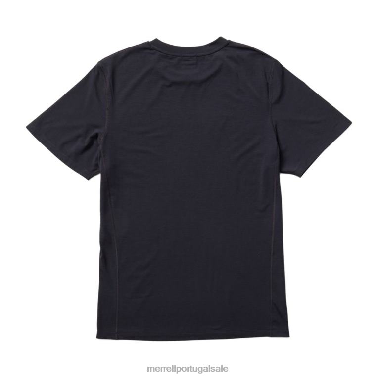 camiseta para o dia a dia com tencel (jms26065-010) Merrell homens 4820N156 preto roupas