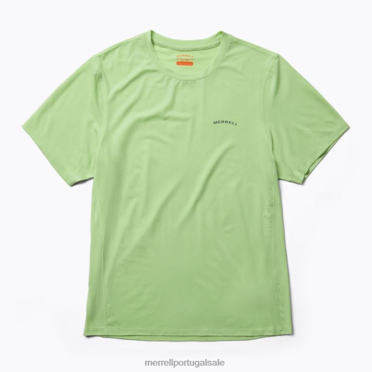 camiseta para o dia a dia com tencel (jms26443-321) Merrell homens 4820N154 espuma verde roupas