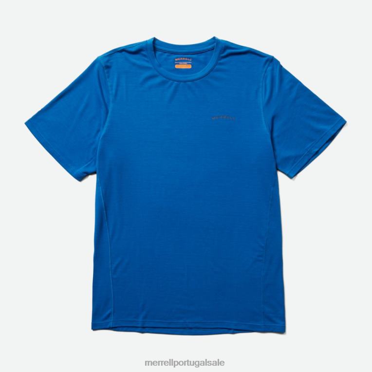 camiseta para o dia a dia com tencel (jms26443-352) Merrell homens 4820N152 azul roupas