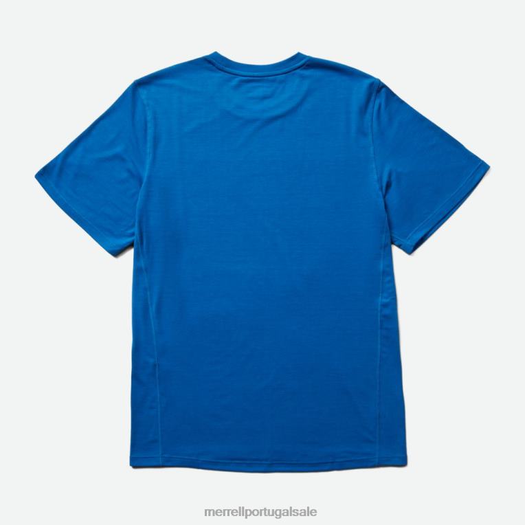 camiseta para o dia a dia com tencel (jms26443-352) Merrell homens 4820N152 azul roupas