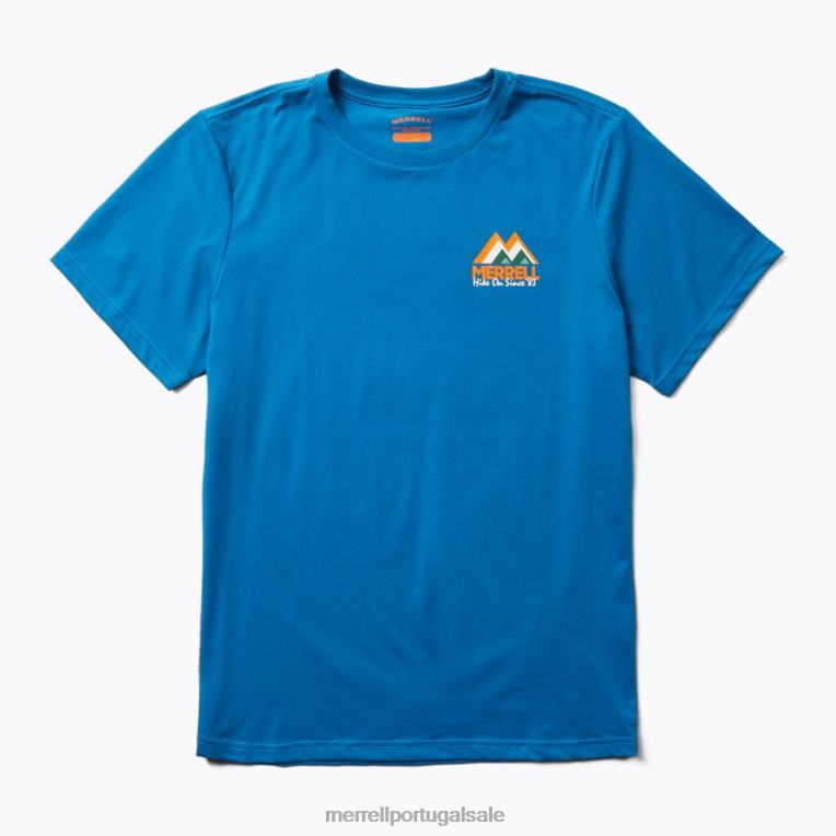 tee m-mountain (jmf26620-352) Merrell homens 4820N308 azul roupas