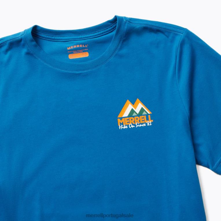 tee m-mountain (jmf26620-352) Merrell homens 4820N308 azul roupas