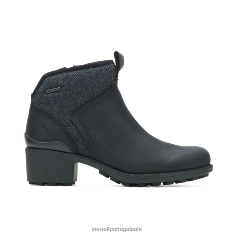 chateau ii mid pull à prova d'água (j000886) Merrell mulheres 4820N1151 preto/carvão sapato