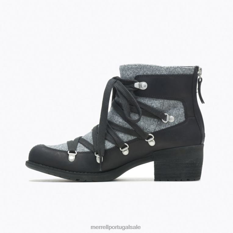 shiloh ii quente (j004420) Merrell mulheres 4820N1121 preto sapato