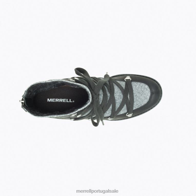 shiloh ii quente (j004420) Merrell mulheres 4820N1121 preto sapato