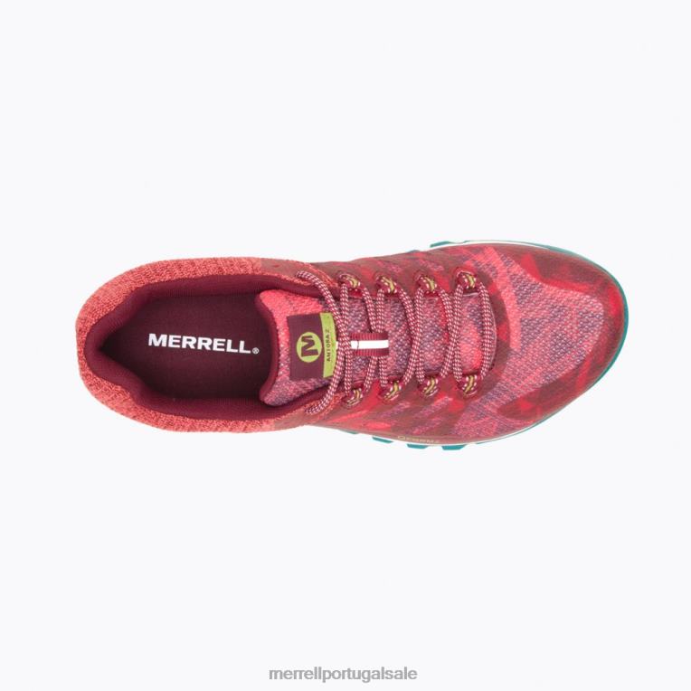 impressão antora 2 (j067392) Merrell mulheres 4820N1182 coral sapato