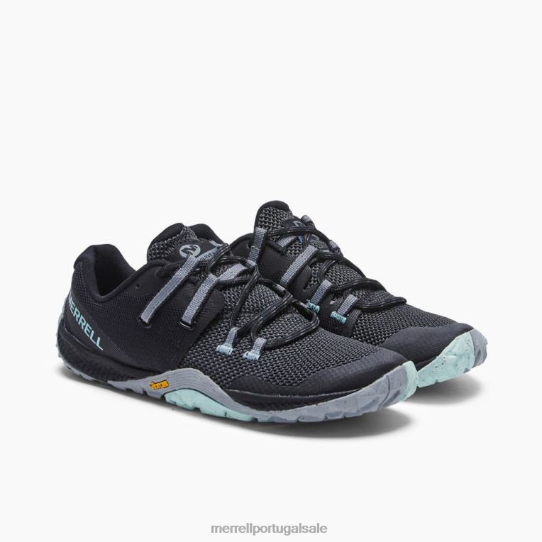 luva de trilha 6 (j135384) Merrell mulheres 4820N1113 preto sapato