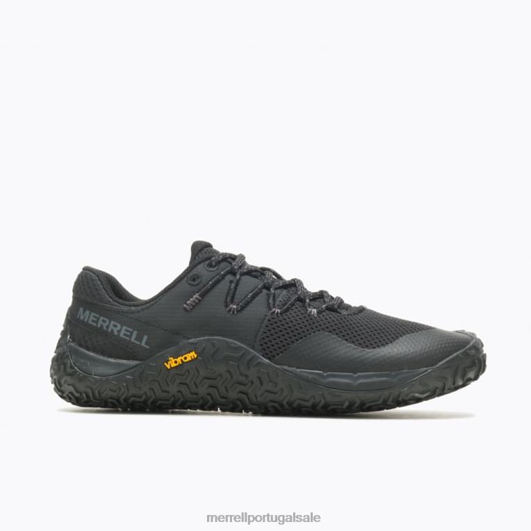 luva de trilha 7 (j037336) Merrell mulheres 4820N860 preto sapato