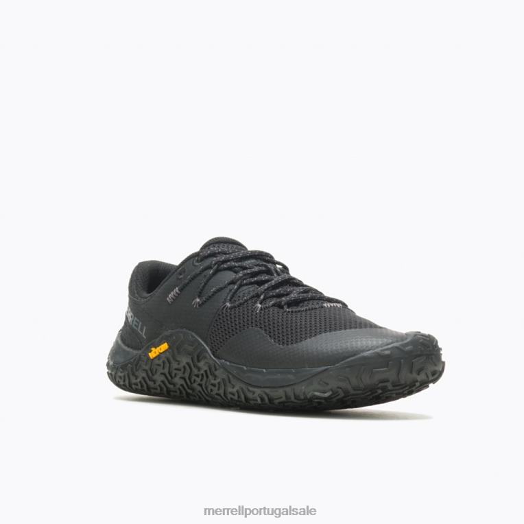 luva de trilha 7 (j037336) Merrell mulheres 4820N860 preto sapato