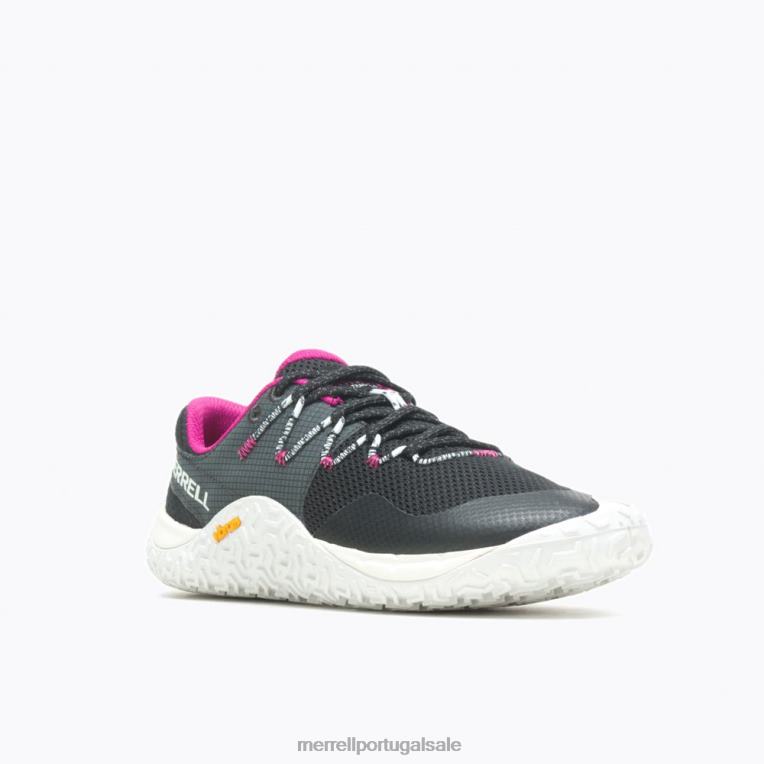 luva de trilha 7 (j067706) Merrell mulheres 4820N862 Preto branco sapato