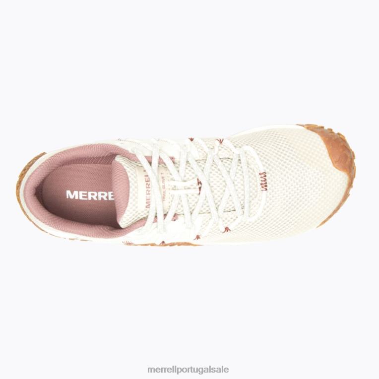 luva de trilha 7 (j067710) Merrell mulheres 4820N864 ostra/goma sapato