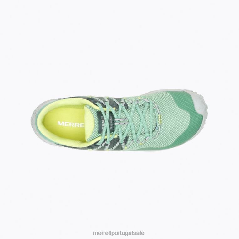 luva de trilha 7 (j067716) Merrell mulheres 4820N859 jade sapato