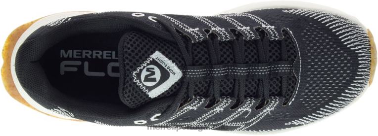 moab flight eco dye largura larga (j067092w) Merrell mulheres 4820N674 Preto branco sapato