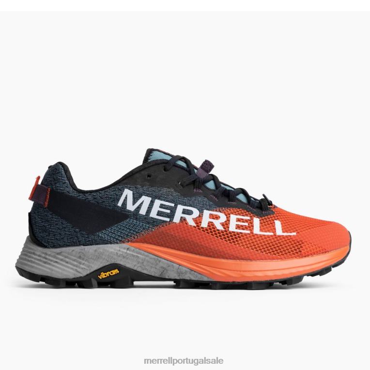 mtl long sky 2 (j067222) Merrell mulheres 4820N840 tangerina sapato