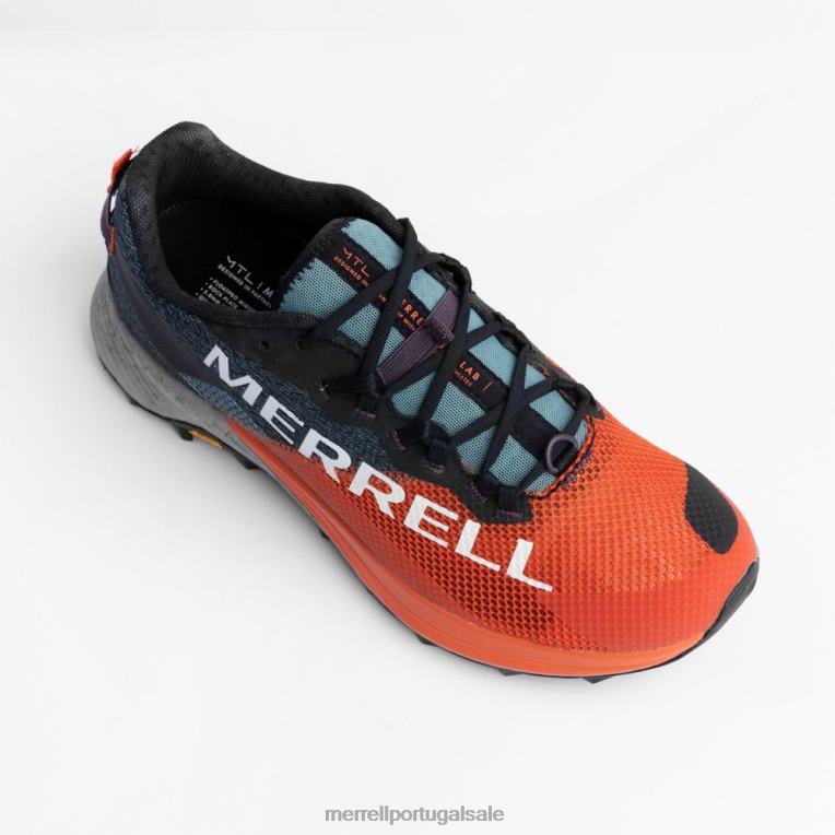 mtl long sky 2 (j067222) Merrell mulheres 4820N840 tangerina sapato