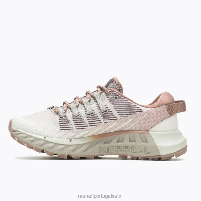 pico de agilidade 4 (j067522) Merrell mulheres 4820N924 raio de luar sapato