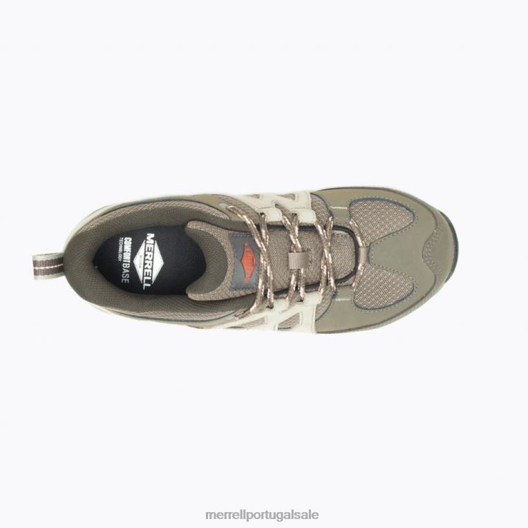 sapato de trabalho biqueira de liga de sirene (j099322) Merrell mulheres 4820N1196 rajado sapato