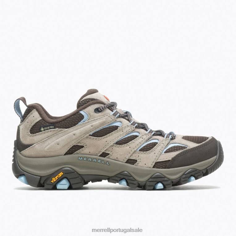 moab 3 gore-tex (j035824) Merrell mulheres 4820N885 rajado sapato