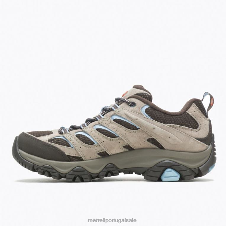 moab 3 gore-tex (j035824) Merrell mulheres 4820N885 rajado sapato
