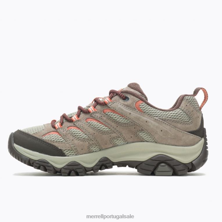 moab 3 gore-tex (j500230) Merrell mulheres 4820N886 Corda elástica sapato