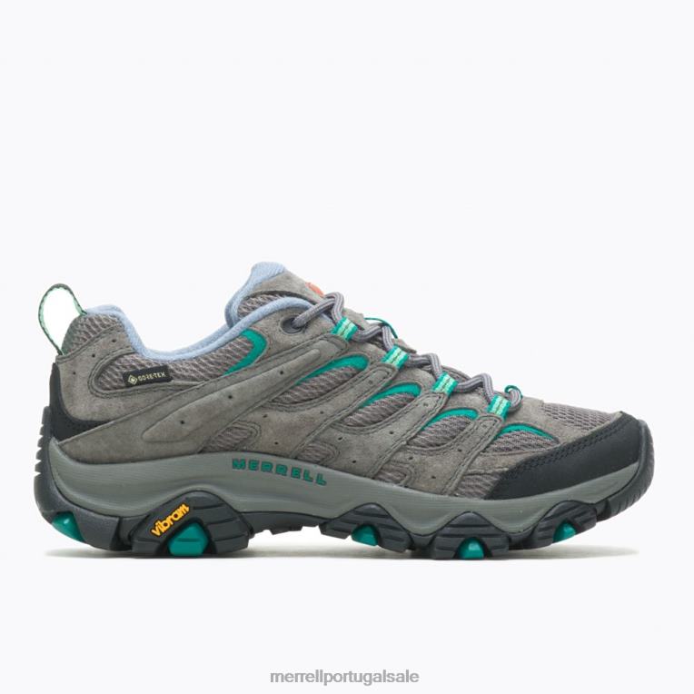 moab 3 gore-tex (j500234) Merrell mulheres 4820N882 granito/marinho sapato