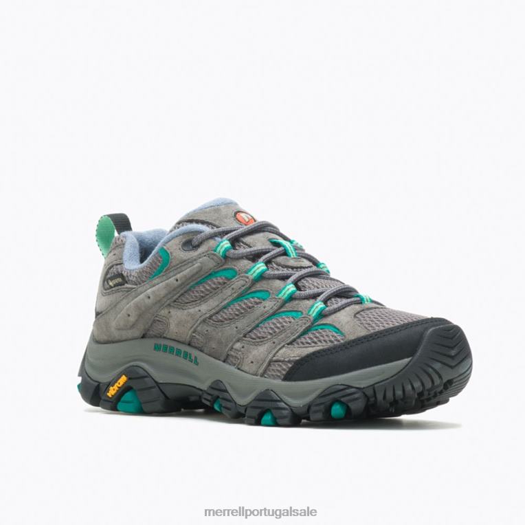 moab 3 gore-tex (j500234) Merrell mulheres 4820N882 granito/marinho sapato