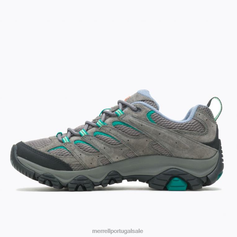 moab 3 gore-tex (j500234) Merrell mulheres 4820N882 granito/marinho sapato