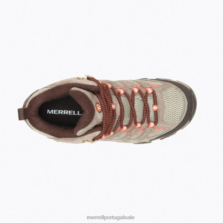moab 3 meio à prova d'água (j035848) Merrell mulheres 4820N1032 Corda elástica sapato