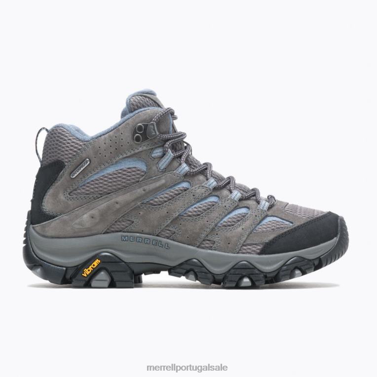 moab 3 meio à prova d'água (j500162) Merrell mulheres 4820N1034 granito sapato