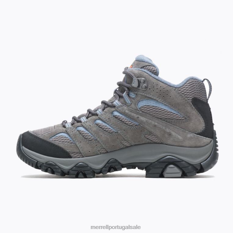 moab 3 meio à prova d'água (j500162) Merrell mulheres 4820N1034 granito sapato