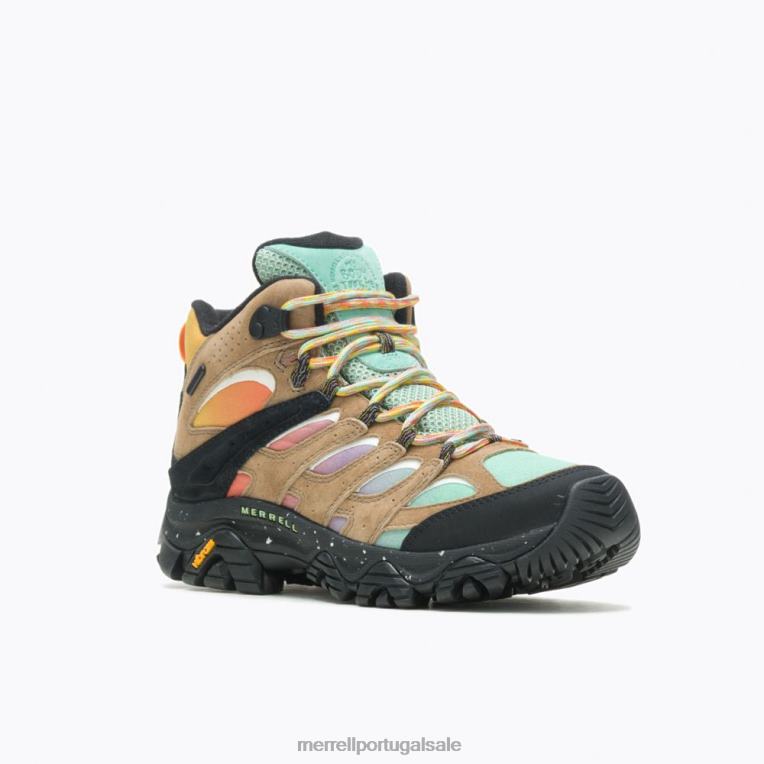 moab 3 à prova d'água média x largura larga para caminhantes improváveis ​​(j499994w) Merrell mulheres 4820N1303 multi sapato