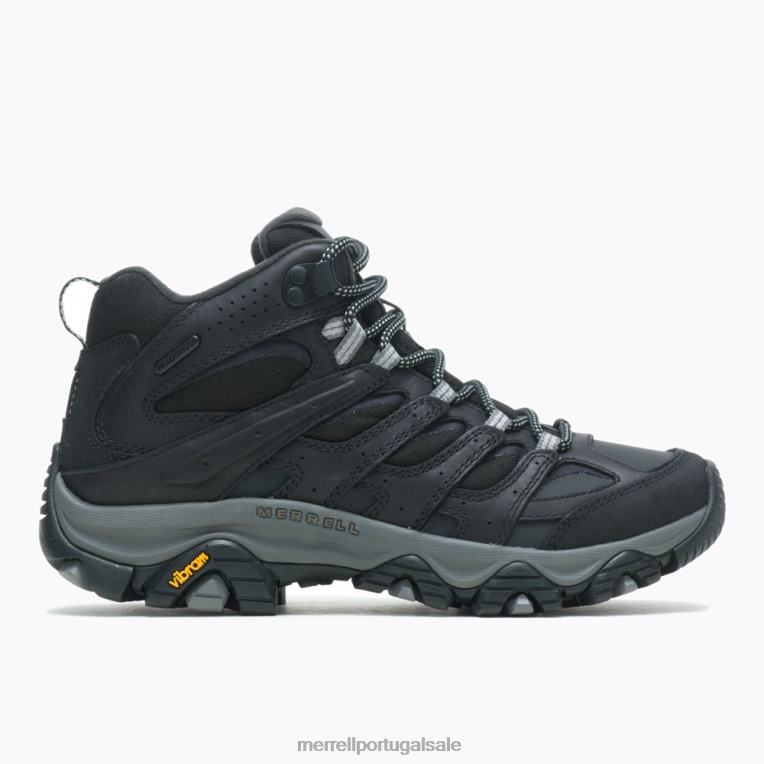 moab 3 termo à prova d'água (j036616) Merrell mulheres 4820N1223 preta/paloma sapato