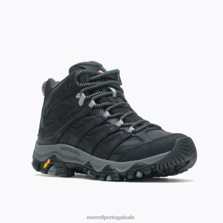 moab 3 termo à prova d'água (j036616) Merrell mulheres 4820N1223 preta/paloma sapato