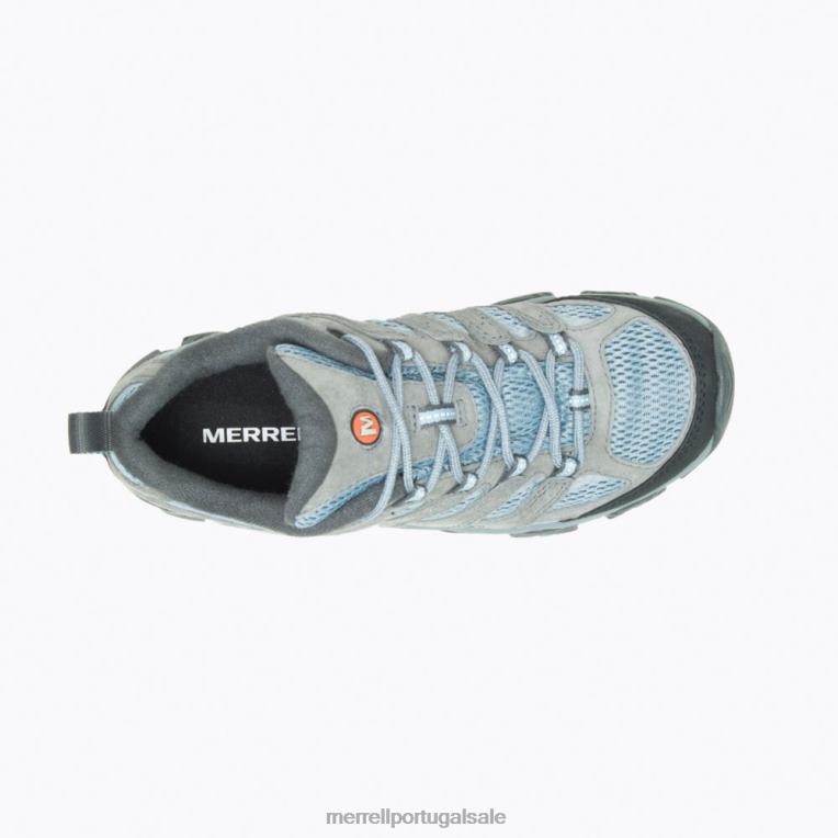 moabe 3 (j036344) Merrell mulheres 4820N891 azul sapato