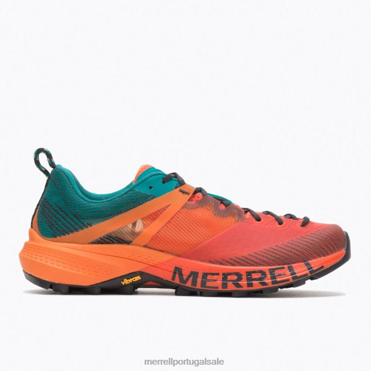 mtl mqm (j067156) Merrell mulheres 4820N837 tangerina/mineral sapato
