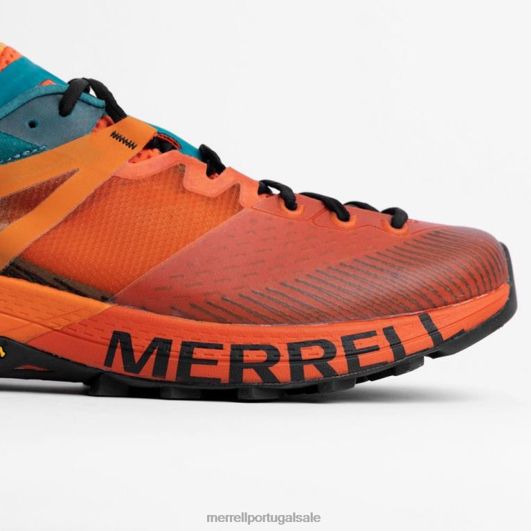 mtl mqm (j067156) Merrell mulheres 4820N837 tangerina/mineral sapato