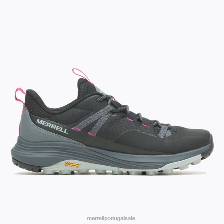 sirene 4 (j037290) Merrell mulheres 4820N964 preto sapato
